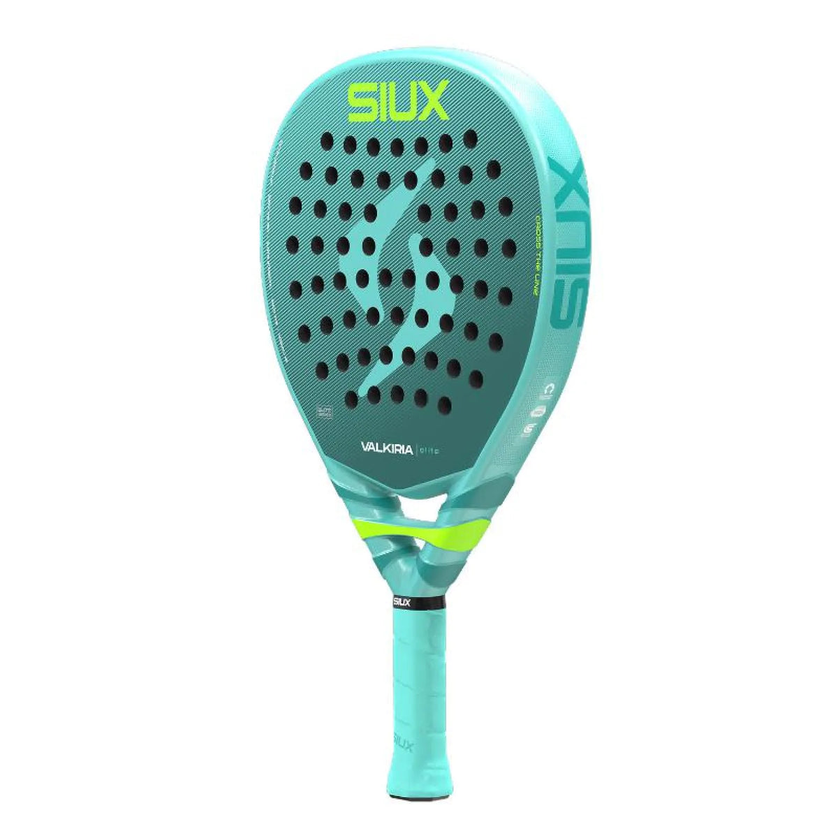 2026 Siux Valkiria Elite 2 padel racket - angled three-quarter view