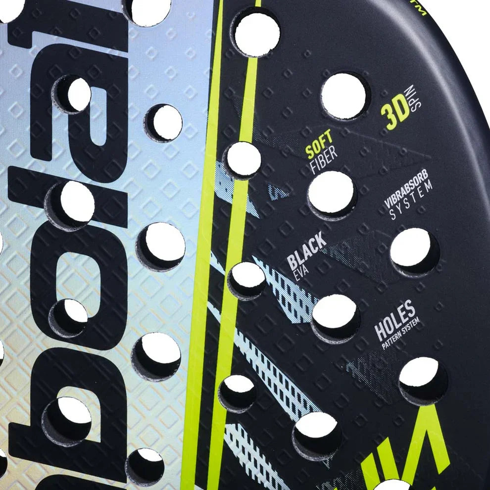 Babolat Counter Vertuo 2.6 padel racket - close-up of the hitting surface