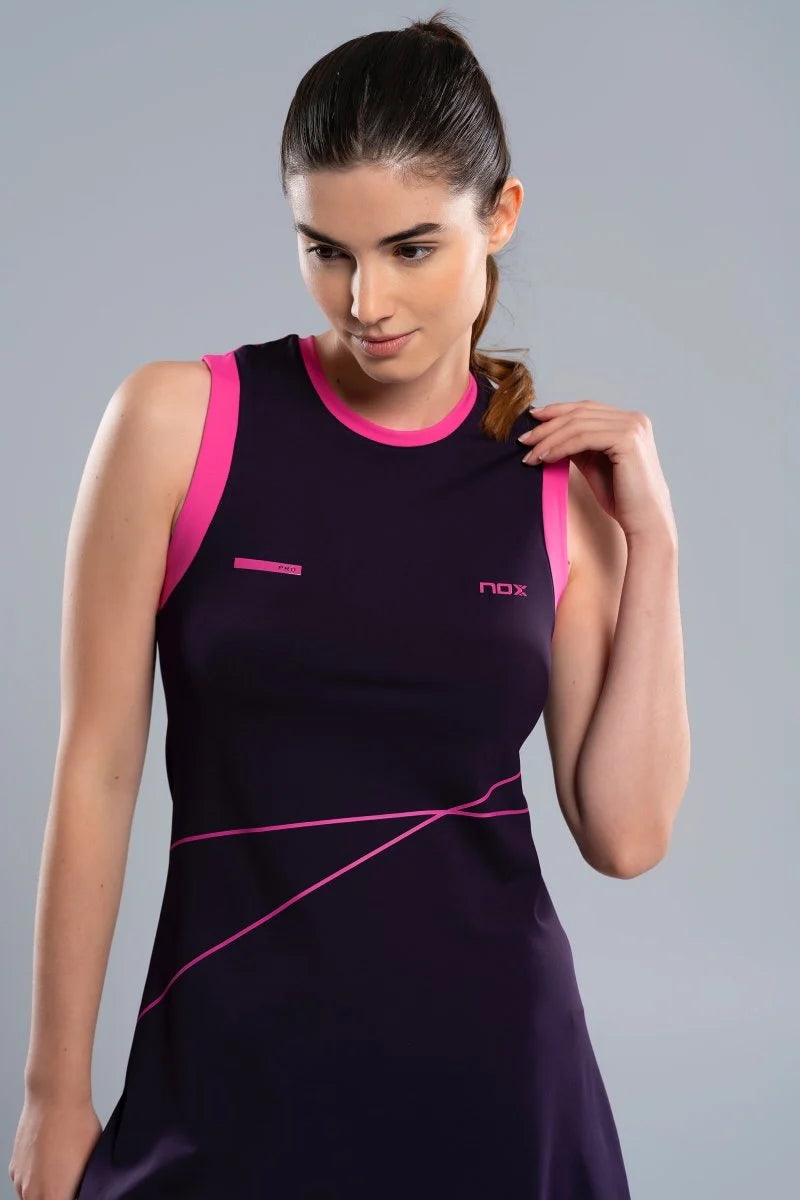 2026 Nox Womens Pro padel dress (Blackberry) - view 7