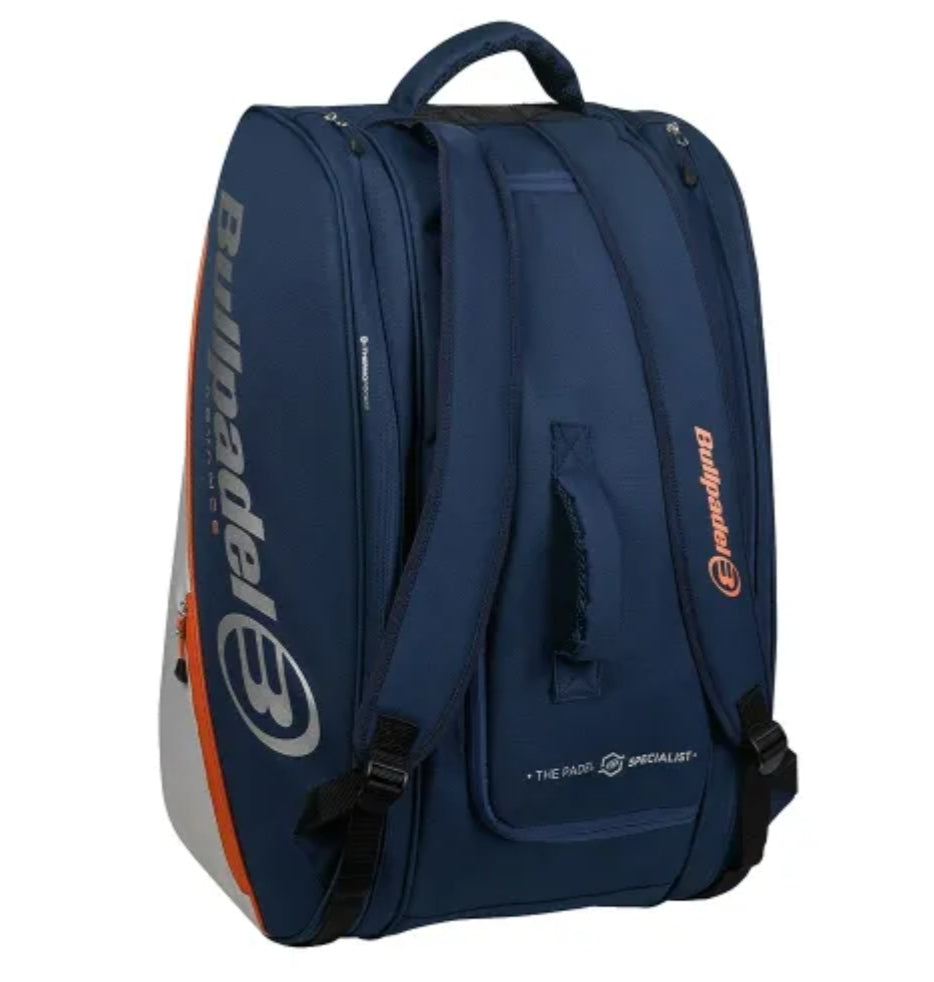 2026 Bullpadel Advance padel racket bag (Navy Blue) - back view