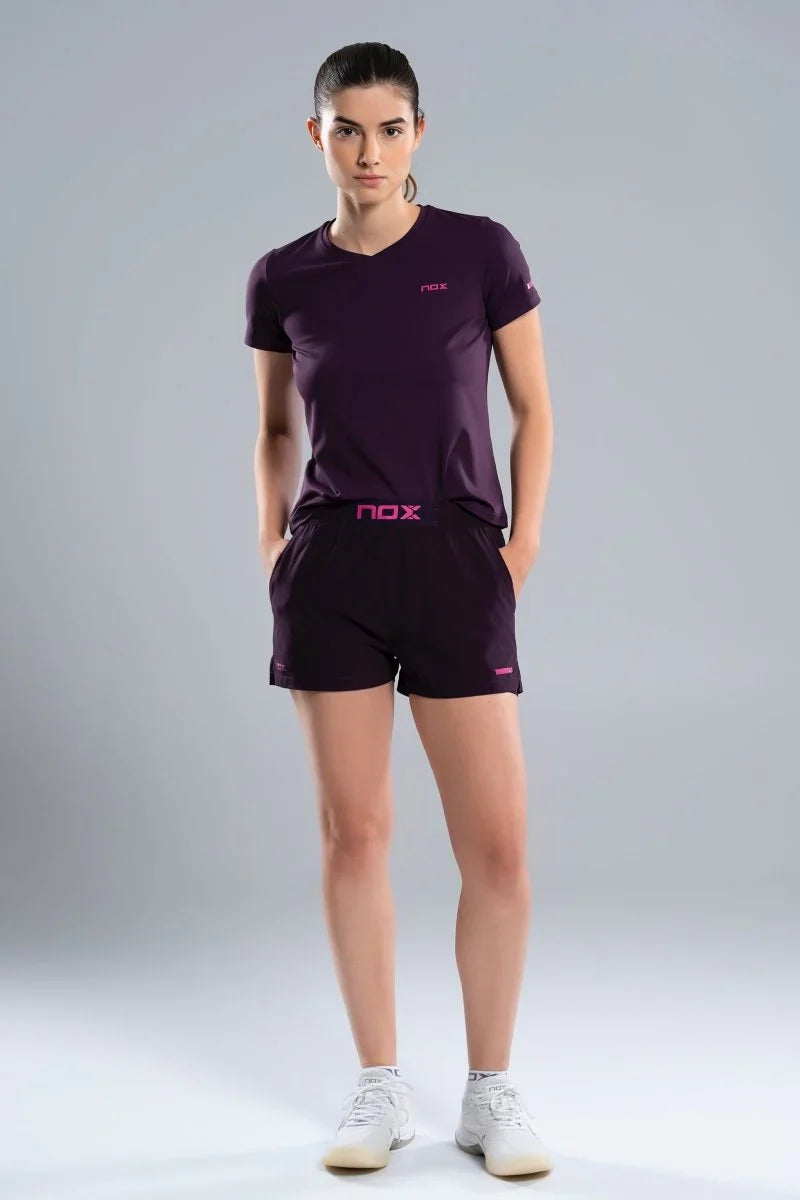 2026 Nox Womens Pro padel shorts (Deep Purple) - view 2