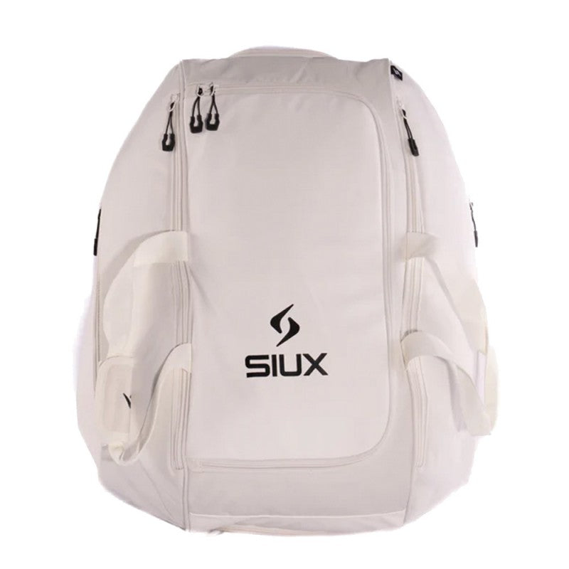 2026 Siux Tour White Backpack - front view