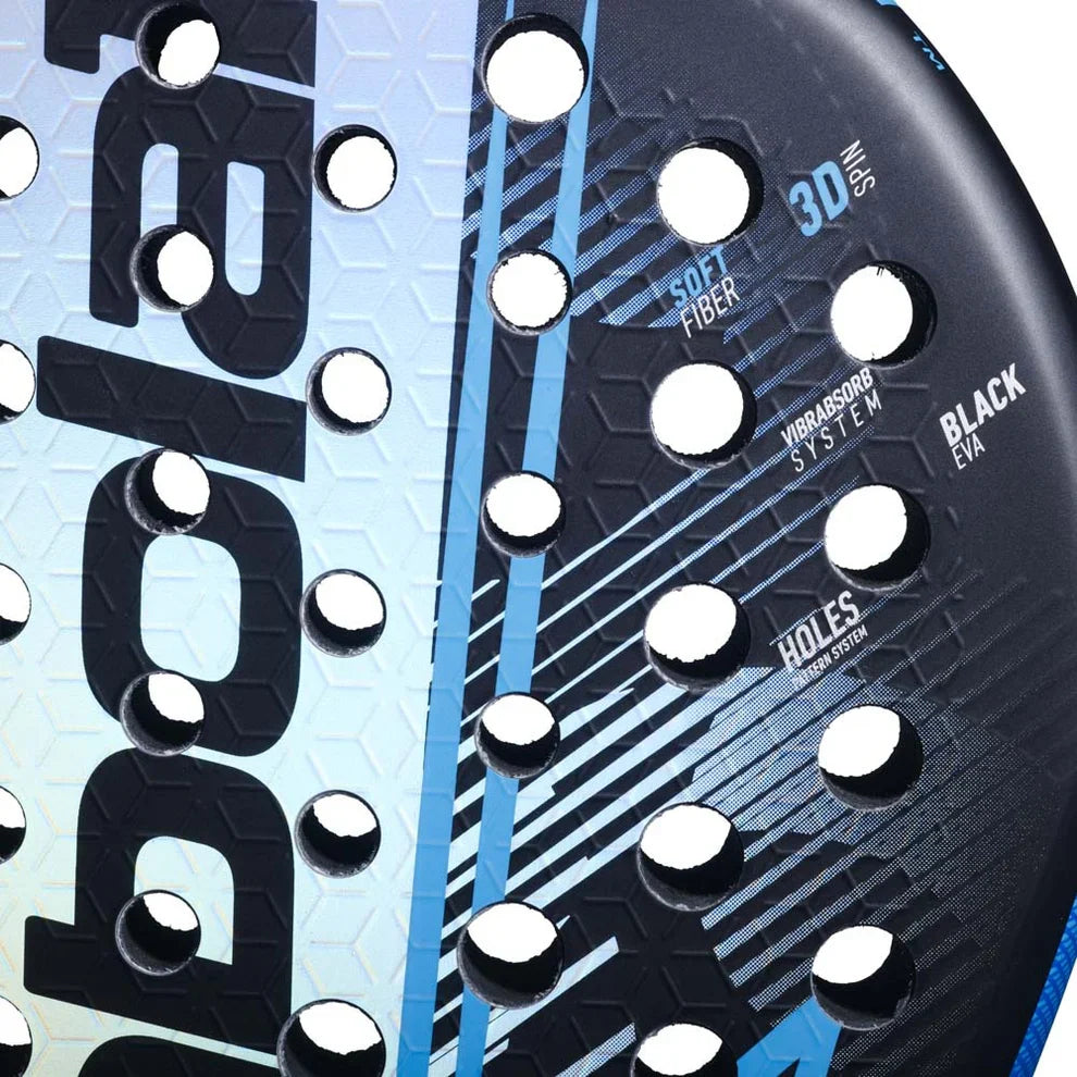 2026 Babolat Air Vertuo 2.6 padel racket - close-up of the hitting surface