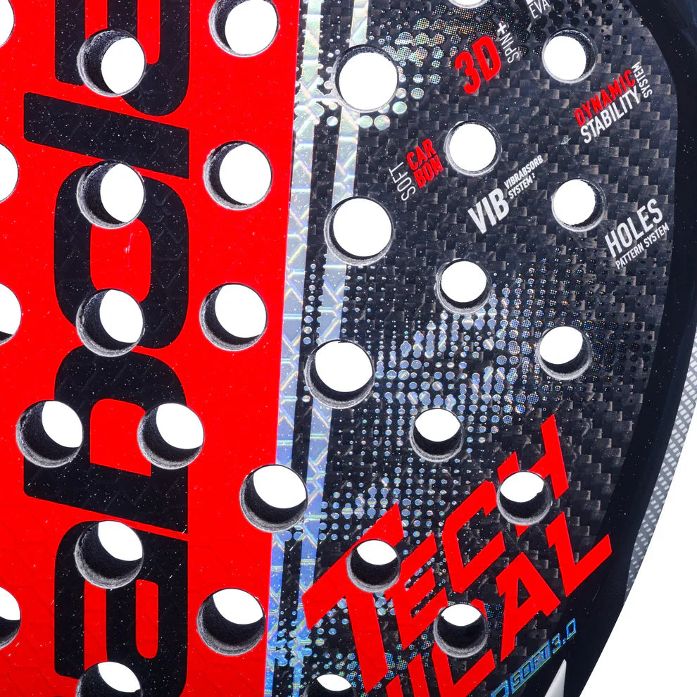 2026 Babolat Technical Viper Soft 3.0 padel racket - close-up of the hitting surface