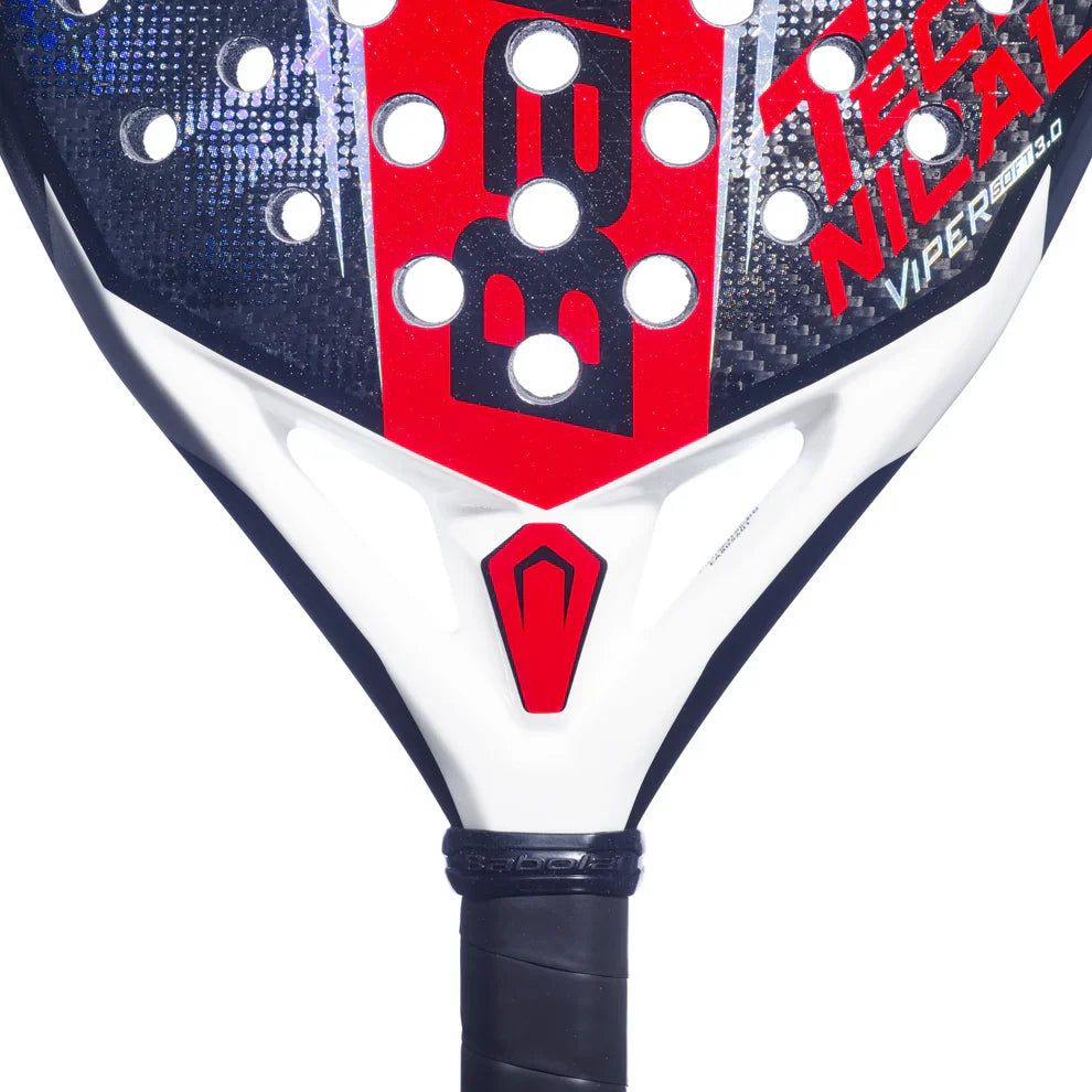 2026 Babolat Technical Viper Soft 3.0 padel racket - close-up of the heart bridge