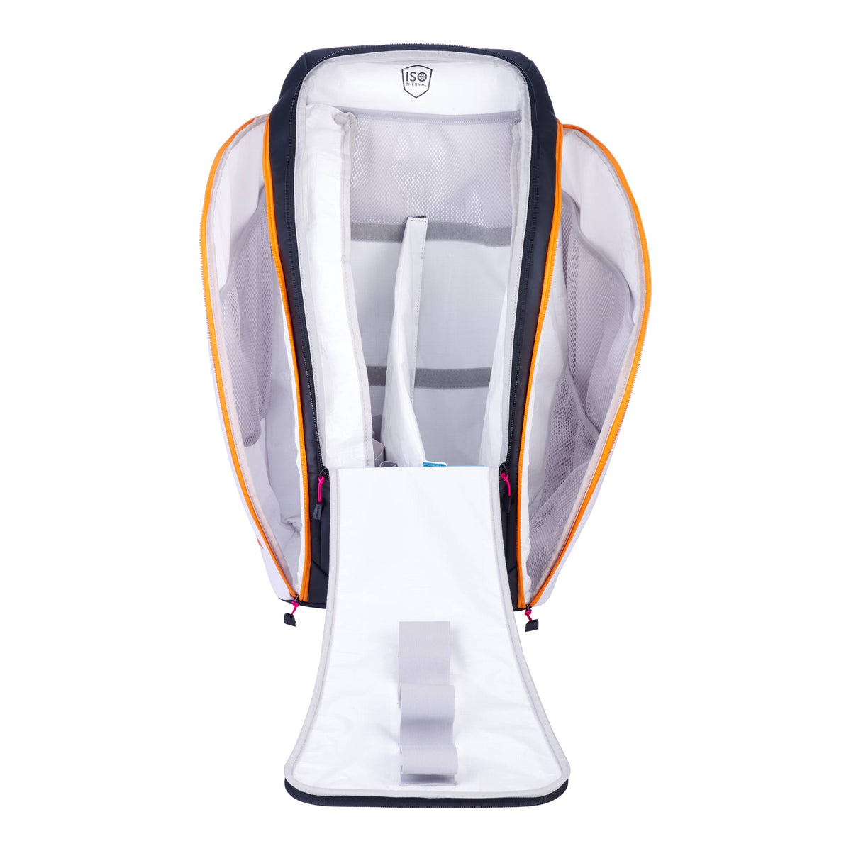 Babolat RH Padel Backpack - open, showing the interior compartments